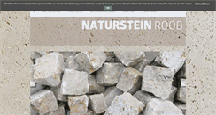 Desktop Screenshot of natursteinroob.de